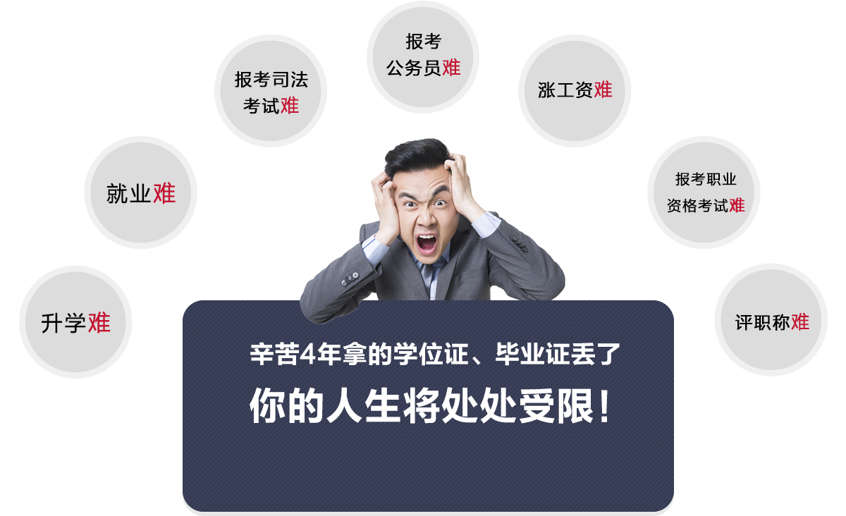 毕业证被公司弄丢了怎么补？