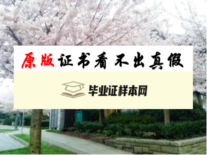 英属哥伦比亚大学毕业证书模板