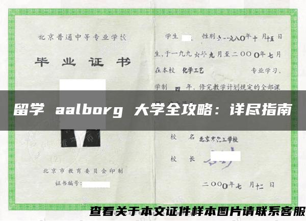 留学 aalborg 大学全攻略：详尽指南