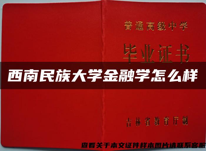 西南民族大学金融学怎么样