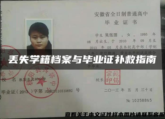 丢失学籍档案与毕业证补救指南