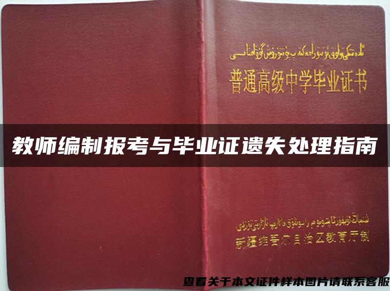 教师编制报考与毕业证遗失处理指南