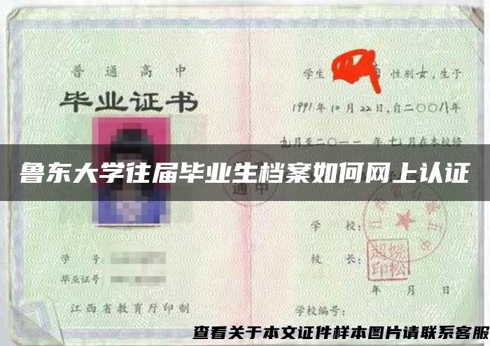 鲁东大学往届毕业生档案如何网上认证