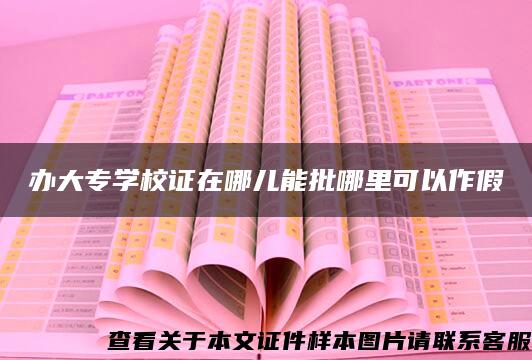 办大专学校证在哪儿能批哪里可以作假