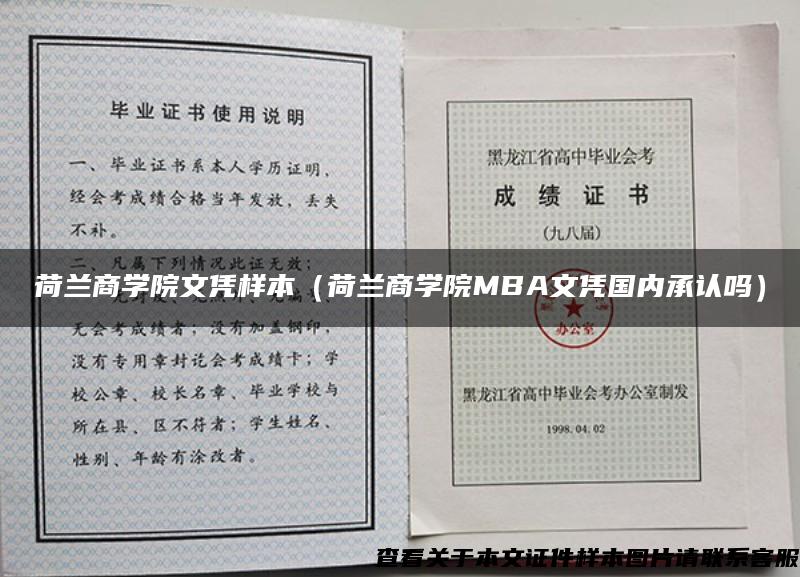 荷兰商学院文凭样本（荷兰商学院MBA文凭国内承认吗）