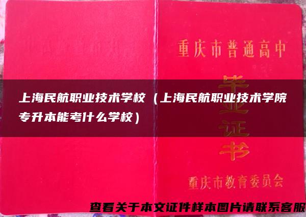 上海民航职业技术学校（上海民航职业技术学院专升本能考什么学校）