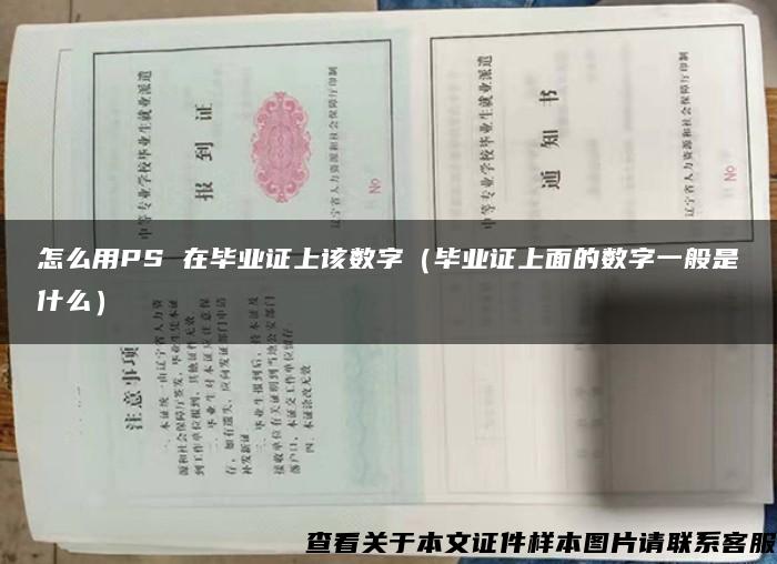 怎么用PS 在毕业证上该数字（毕业证上面的数字一般是什么）