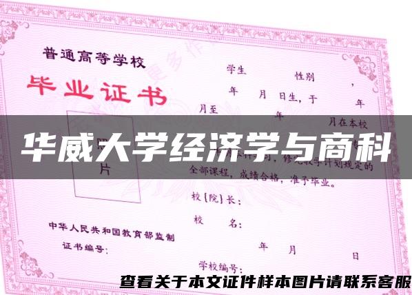 华威大学经济学与商科