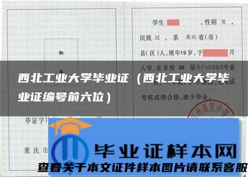 西北工业大学毕业证（西北工业大学毕业证编号前六位）