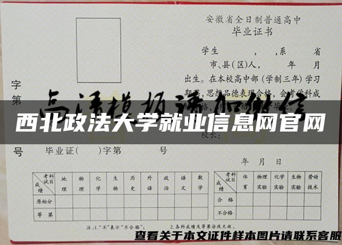 西北政法大学就业信息网官网