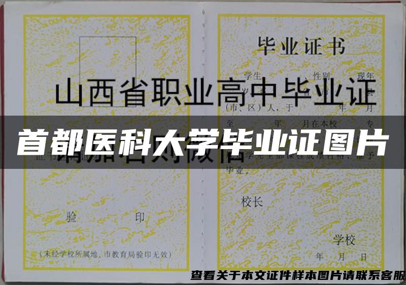 首都医科大学毕业证图片