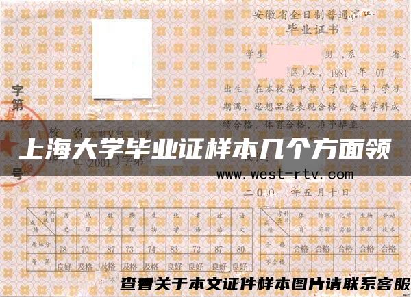 上海大学毕业证样本几个方面领