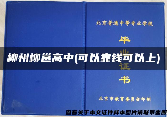 柳州柳邕高中(可以靠钱可以上)