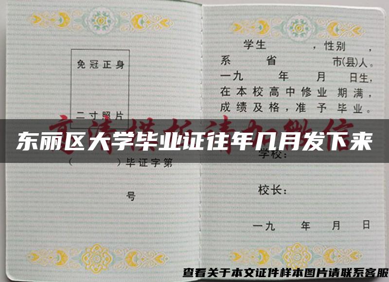 东丽区大学毕业证往年几月发下来