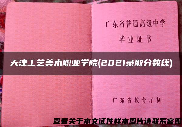 天津工艺美术职业学院(2021录取分数线)