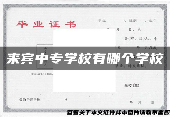 来宾中专学校有哪个学校