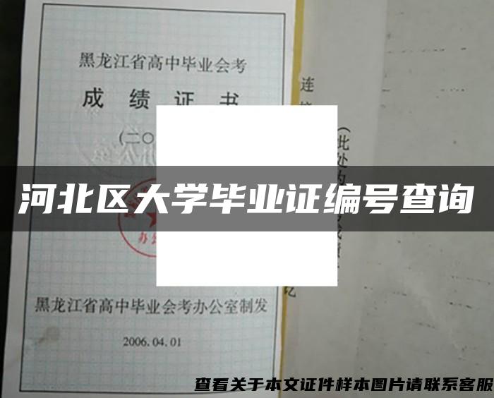 河北区大学毕业证编号查询