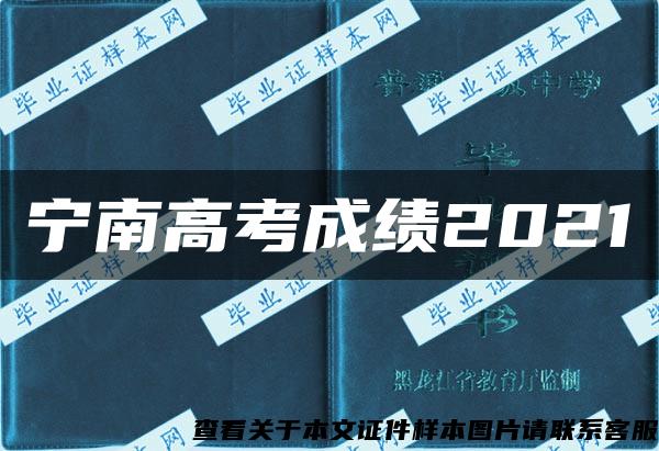 宁南高考成绩2021