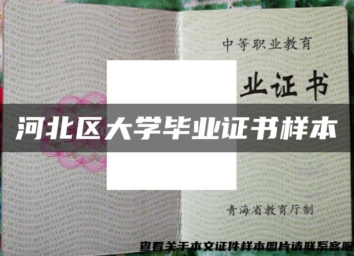 河北区大学毕业证书样本