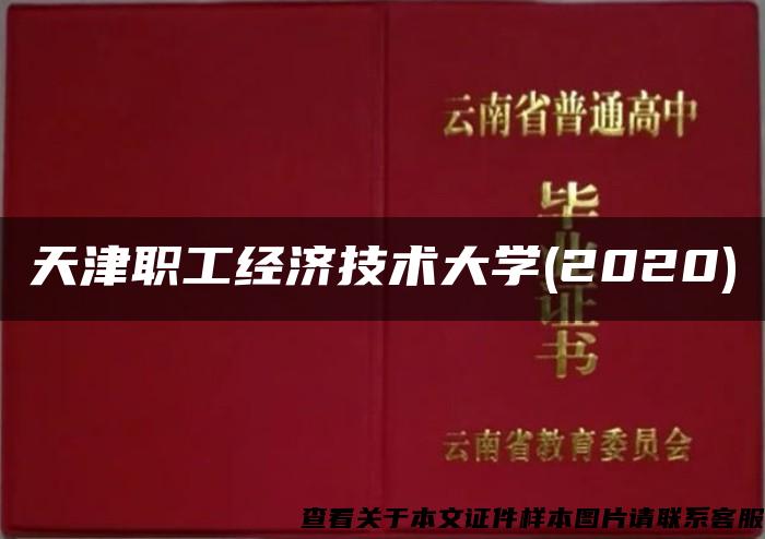 天津职工经济技术大学(2020)