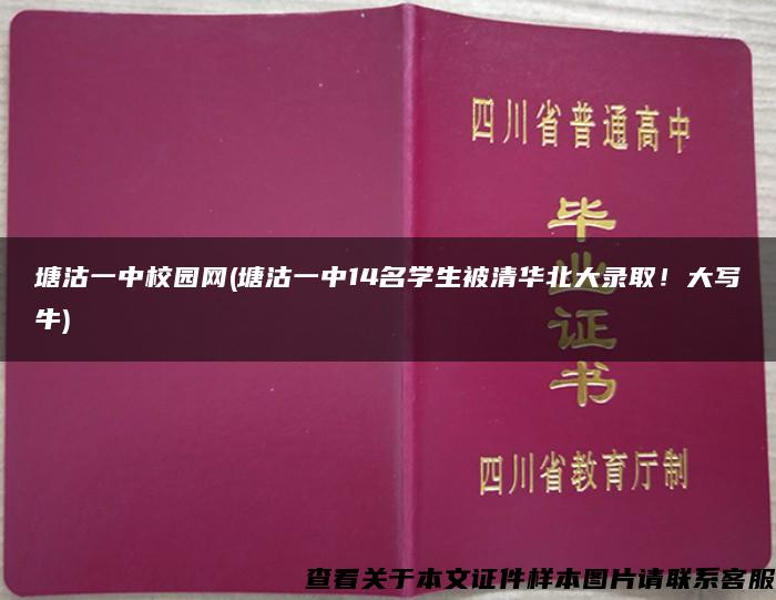 塘沽一中校园网(塘沽一中14名学生被清华北大录取！大写牛)