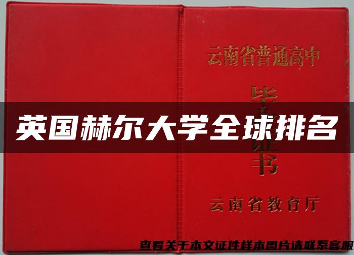 英国赫尔大学全球排名