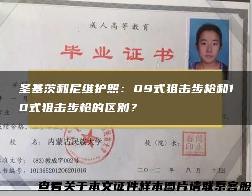 圣基茨和尼维护照：09式狙击步枪和10式狙击步枪的区别？