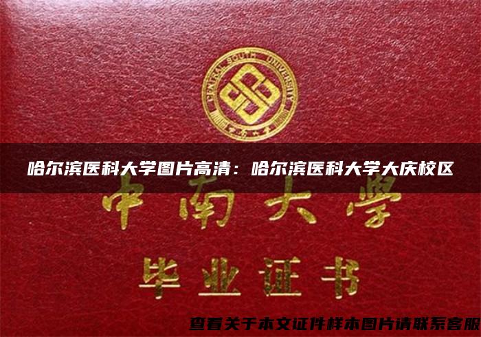 哈尔滨医科大学图片高清：哈尔滨医科大学大庆校区