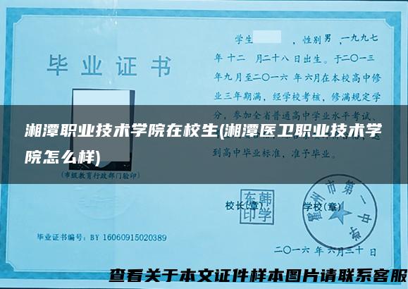 湘潭职业技术学院在校生(湘潭医卫职业技术学院怎么样)