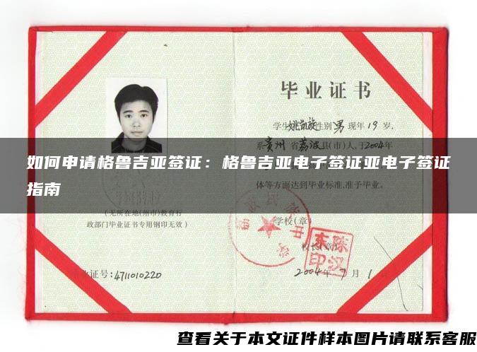 如何申请格鲁吉亚签证：格鲁吉亚电子签证亚电子签证指南