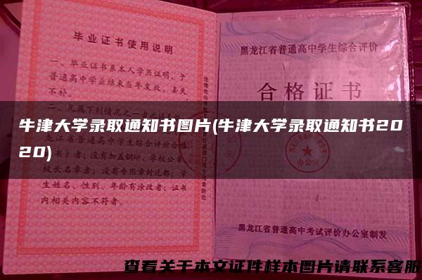 牛津大学录取通知书图片(牛津大学录取通知书2020)