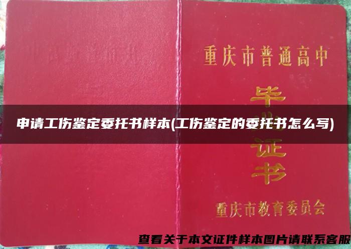 申请工伤鉴定委托书样本(工伤鉴定的委托书怎么写)