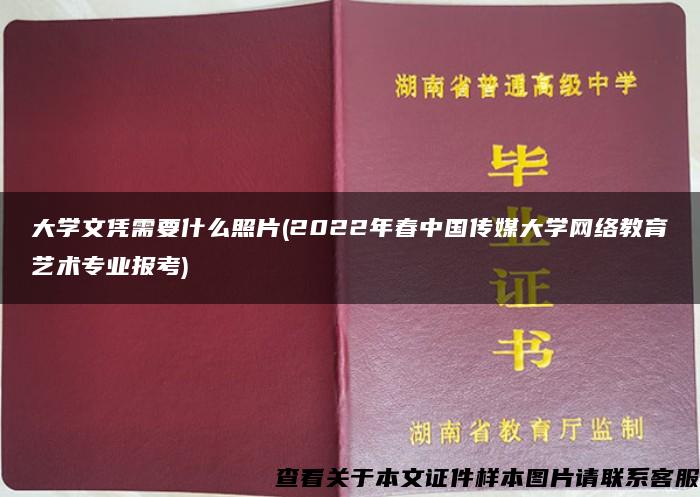 大学文凭需要什么照片(2022年春中国传媒大学网络教育艺术专业报考)