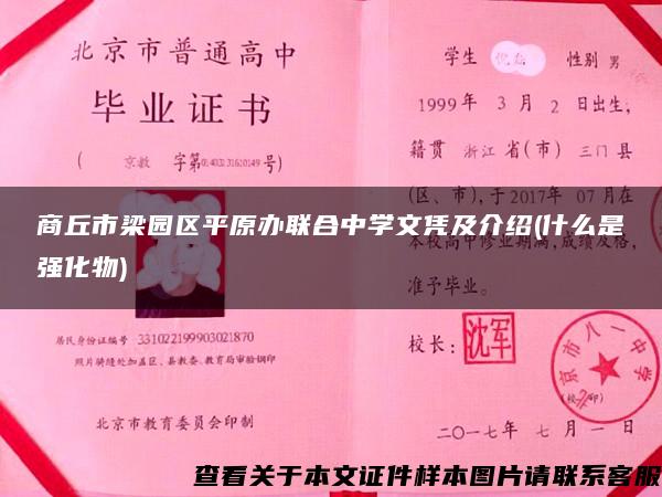 商丘市梁园区平原办联合中学文凭及介绍(什么是强化物)