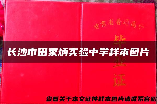 长沙市田家炳实验中学样本图片