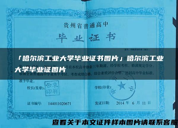 「哈尔滨工业大学毕业证书图片」哈尔滨工业大学毕业证图片