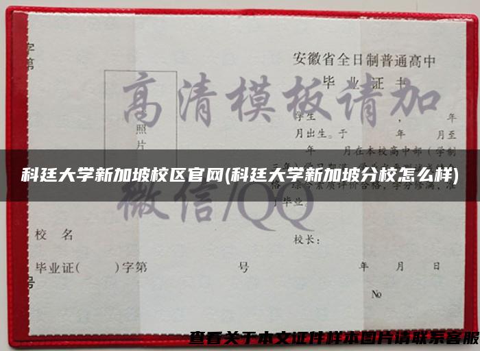 科廷大学新加坡校区官网(科廷大学新加坡分校怎么样)