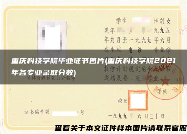 重庆科技学院毕业证书图片(重庆科技学院2021年各专业录取分数)