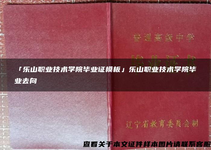 「乐山职业技术学院毕业证模板」乐山职业技术学院毕业去向