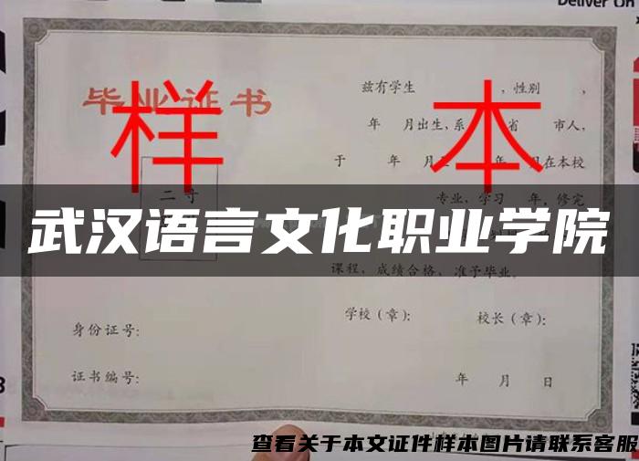 武汉语言文化职业学院