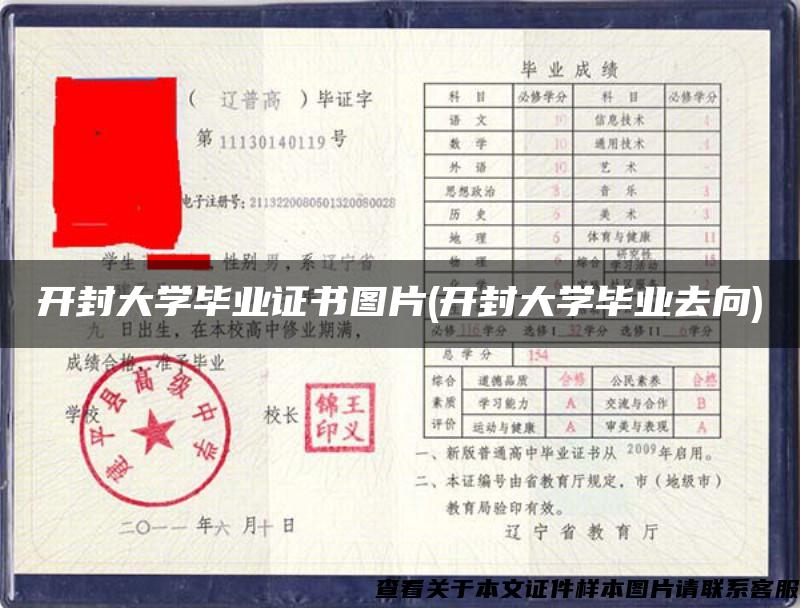 开封大学毕业证书图片(开封大学毕业去向)