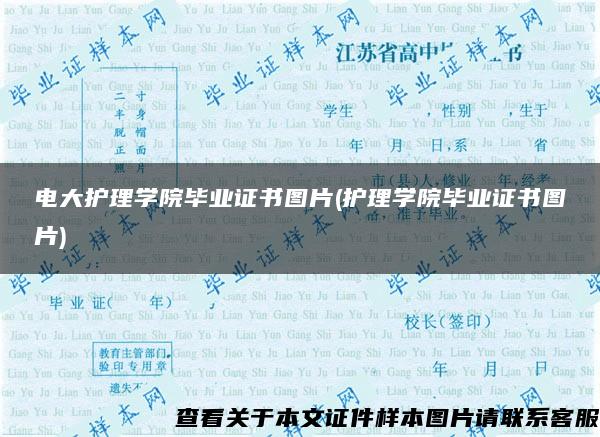 电大护理学院毕业证书图片(护理学院毕业证书图片)