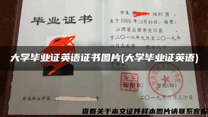 大学毕业证英语证书图片(大学毕业证英语)