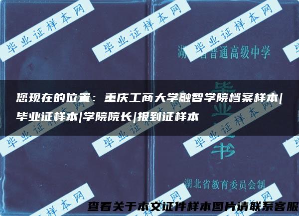 您现在的位置：重庆工商大学融智学院档案样本|毕业证样本|学院院长|报到证样本