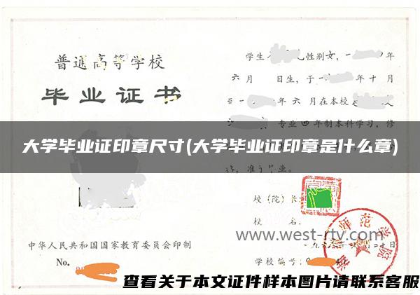 大学毕业证印章尺寸(大学毕业证印章是什么章)