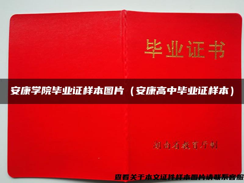 安康学院毕业证样本图片（安康高中毕业证样本）