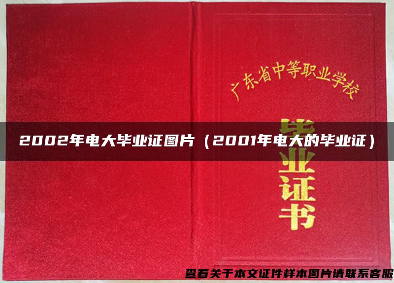 2002年电大毕业证图片（2001年电大的毕业证）