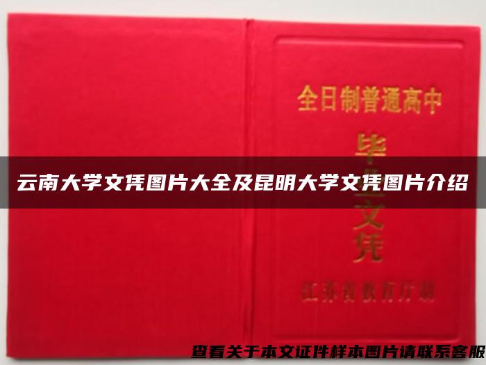 云南大学文凭图片大全及昆明大学文凭图片介绍