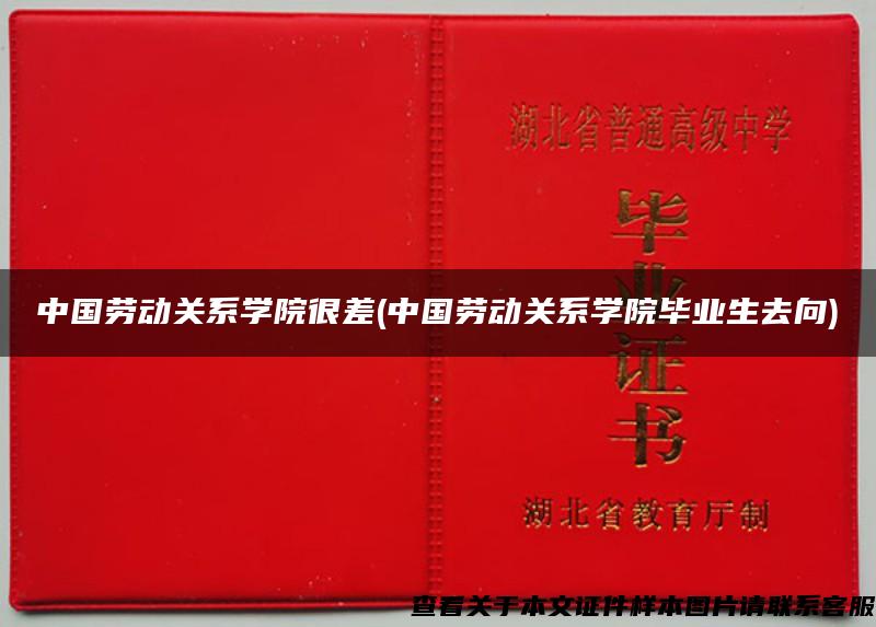 中国劳动关系学院很差(中国劳动关系学院毕业生去向)