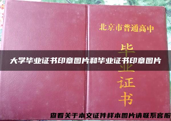 大学毕业证书印章图片和毕业证书印章图片